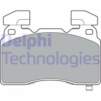 LP3366 DELPHI Комплект гальмівних колодок дисковий гальм