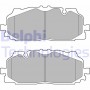 LP3272 DELPHI КомплеК т гальмівних колодок, дискове гальмо