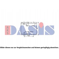 060078N AKS DASIS Радіатор охолодження двигуна