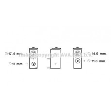 PE1383 AVA QUALITY COOLING Розширювальний клапан кондиціонера