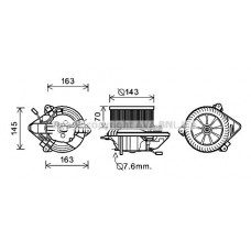 CN8508 AVA QUALITY COOLING Вентилятор салону