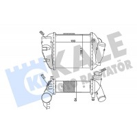 352390 KALE OTO RADYATÖR Интеркулер