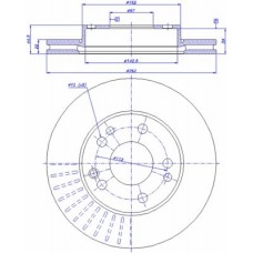 142.451 CAR Гальмівний диск