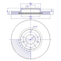 142.1529 CAR Гальмівний диск