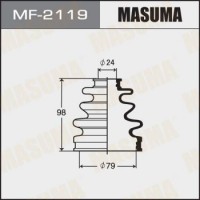 MF-2119 MASUMA Комплект пыльника, Привідний вал