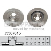J3307015 NIPPARTS Гальмівний диск