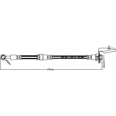 JBH1340R JURATEK Гальмівний шланг