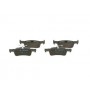 0 986 494 715 BOSCH Комплект гальмівних колодок дисковий гальм