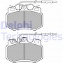 LP493 DELPHI Комплект гальмівних колодок дисковий гальм