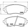 8DB 355 017-101 HELLA Комплект гальмівних колодок, дискове гальмо