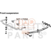 507-17050 IAP QUALITY PARTS Опора стабілізатора
