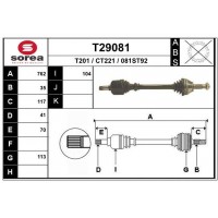 T29081 EAI Привідний вал