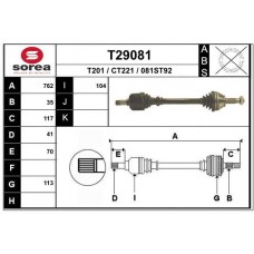 T29081 EAI Привідний вал