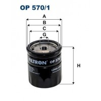 OP 570/1 FILTRON Масляний фільтр