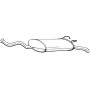 279-295 BOSAL Глушник вихлопних газів кінцевий