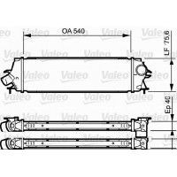 818771 VALEO Интеркулер