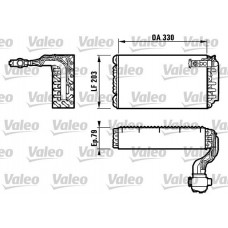 817090 VALEO Випарник кондиціонера
