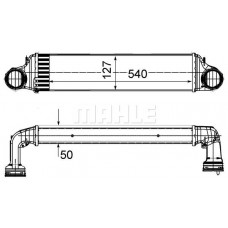 CI 488 000S MAHLE Интеркулер