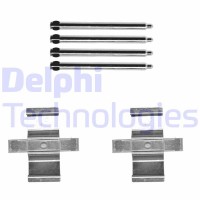 LX0658 DELPHI Комплектуючі колодки дискового гальма