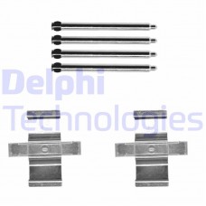LX0658 DELPHI Комплектуючі колодки дискового гальма
