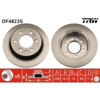 DF4823S TRW Гальмівний диск