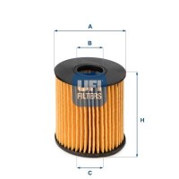 25.060.00 UFI Масляний фільтр