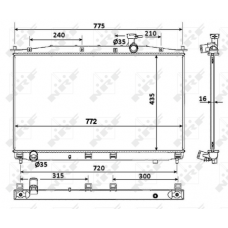 WG1722739 WILMINK GROUP Радіатор охолодження двигуна