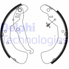 LS1829 DELPHI Комплект гальмівних колодок
