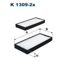 K 1309-2x FILTRON Фільтр повітря у внутрішньому просторі