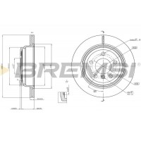 CD8313V BREMSI Гальмівний диск