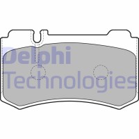 LP1842 DELPHI Комплект гальмівних колодок дисковий гальм