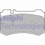 LP1842 DELPHI Комплект гальмівних колодок дисковий гальм