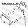 RINGAH-035-PCS10 FEBEST Ущільнювальне кільце, Трубка нагнітаємого повітря