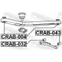 CRAB-004 FEBEST Підвіска важіль незалежної підвіски колеса