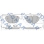 FO 861581 FOMAR Friction КомплеК т гальмівних колодок, дискове гальмо
