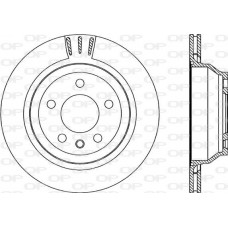 BDA2220.20 OPEN PARTS Гальмівний диск