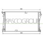 DS952R005 PRASCO Радіатор охолодження двигуна