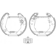 8DB 355 004-561 HELLA PAGID Комплект гальмівних колодок