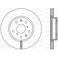 BDR2367.20 OPEN PARTS Гальмівний диск