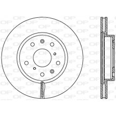 BDR2367.20 OPEN PARTS Гальмівний диск