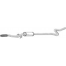 292-067 BOSAL Середній глушник вихлопних газів