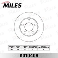 K010409 MILES Гальмівний диск