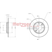 6110048 METZGER Гальмівний диск