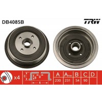 DB4085B TRW Гальмівний барабан