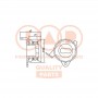 127-03030 IAP QUALITY PARTS Натяжний ролик ремінь ГРМ