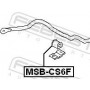 MSBCS6F FEBEST Опора стабілізатора
