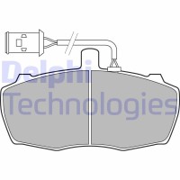 LP2023 DELPHI Комплект гальмівних колодок дисковий гальм