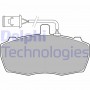 LP2023 DELPHI Комплект гальмівних колодок дисковий гальм