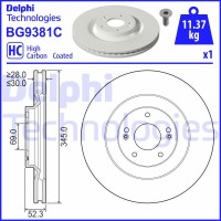 BG9381C DELPHI Гальмівний диск