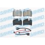 5SP1380 SAMKO Комплект гальмівних колодок дисковий гальм
